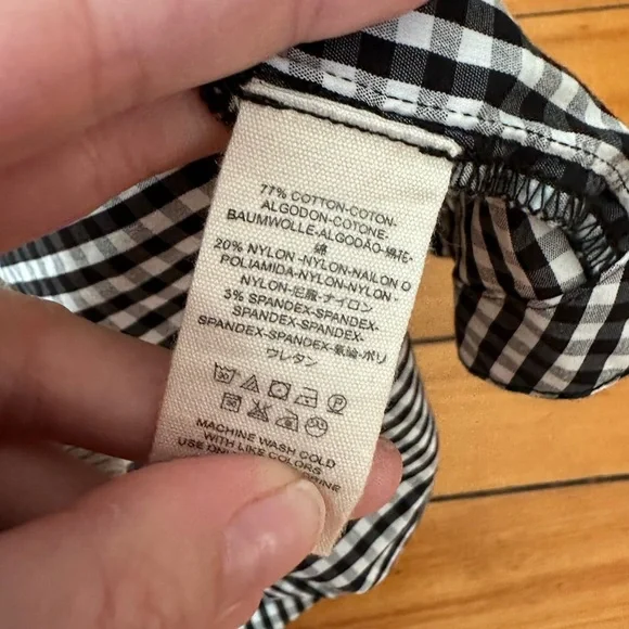 Free People Take It Easy Gingham Top - Picture 6 of 6